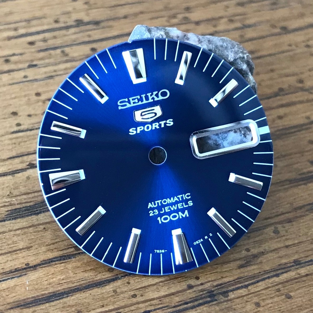 Genuine Seiko [Blue w/ Silver] Dial take off from SNZH53 7S36 ~ US Seller