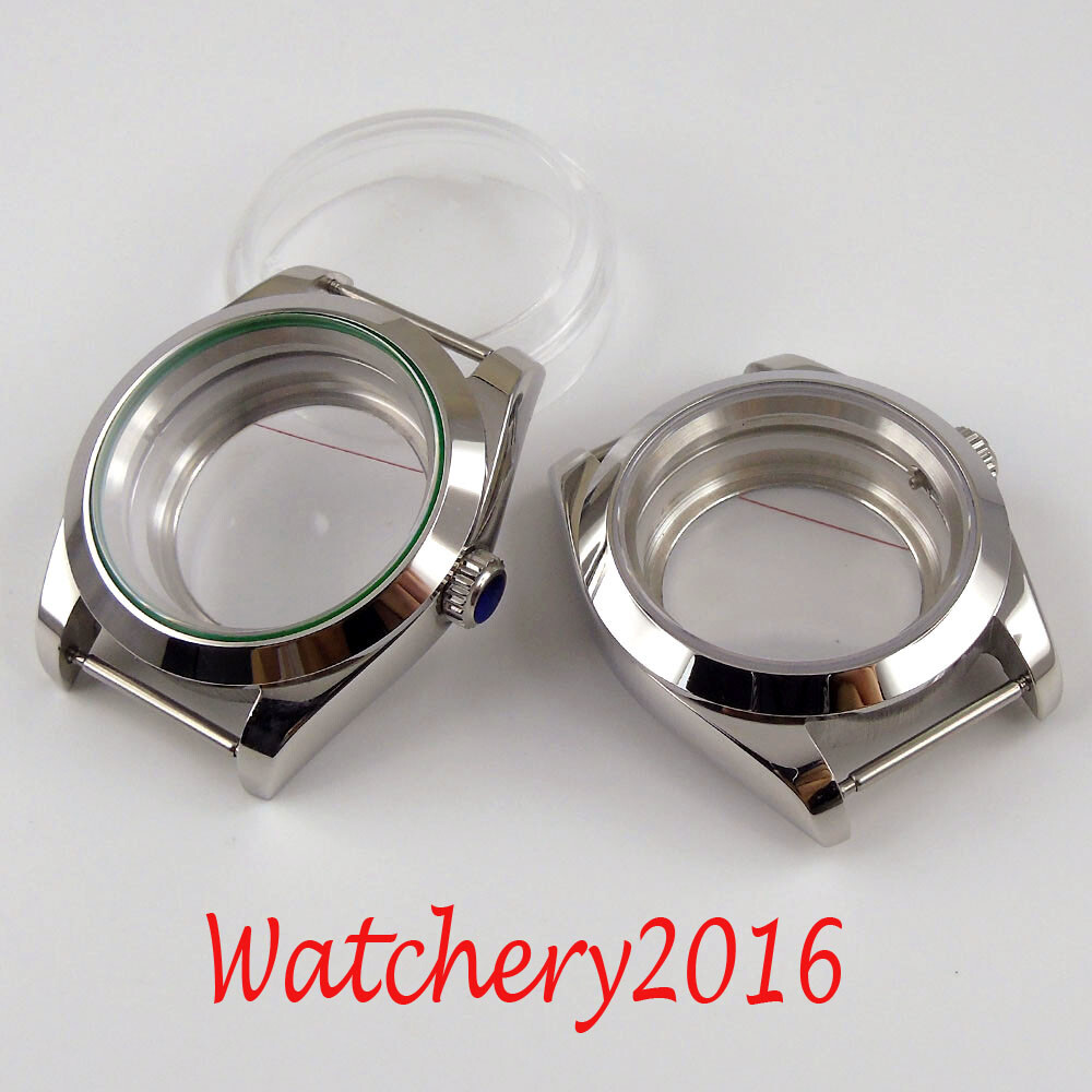 39mm 36mm Sapphire Glass Watch Case Fit NH35 NH34 ETA2824 2813 Miyota8215 PT5000