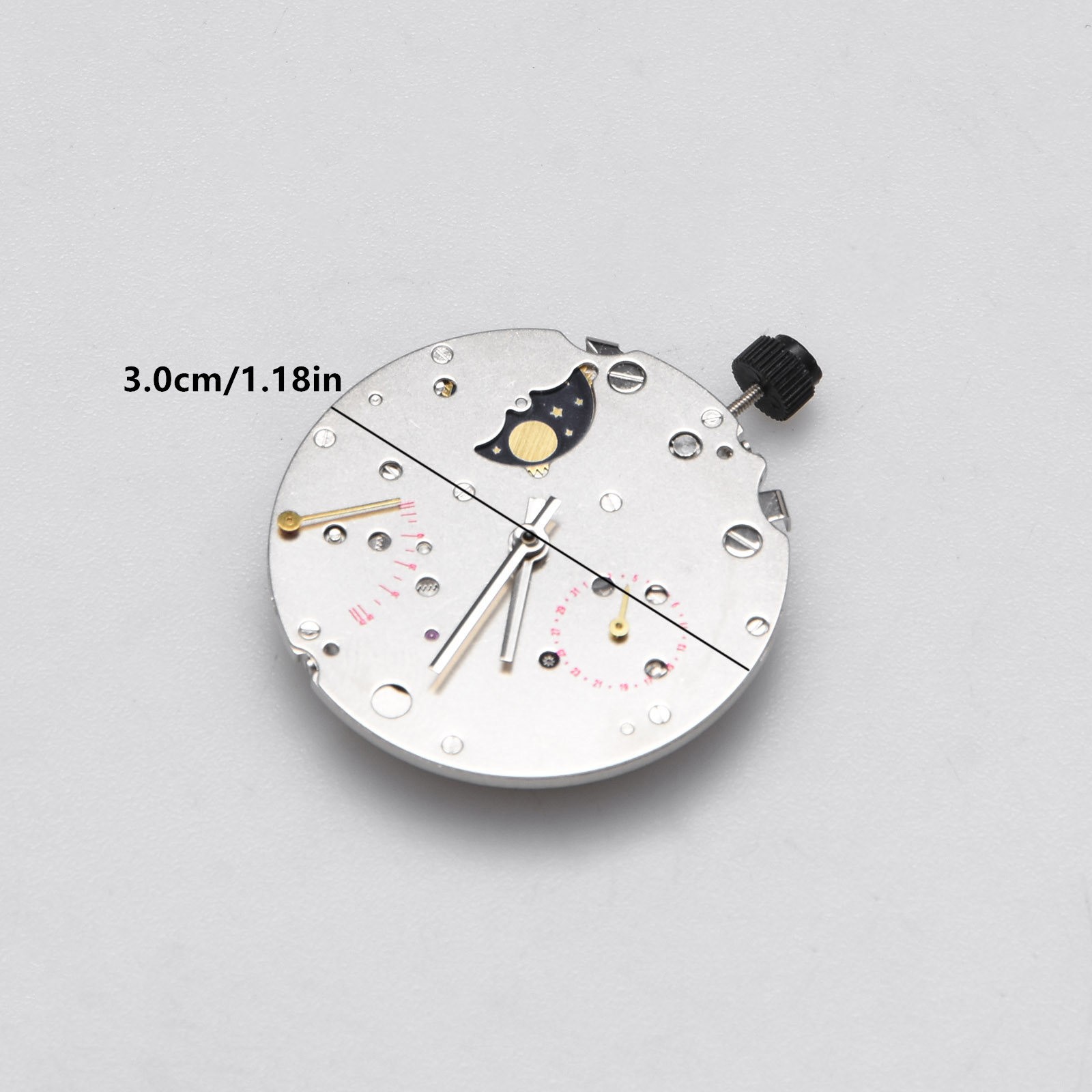 ST2153 Automatic Movement Moon Phase Date Power Reserve 32 Jewels 40h 28800 DIY