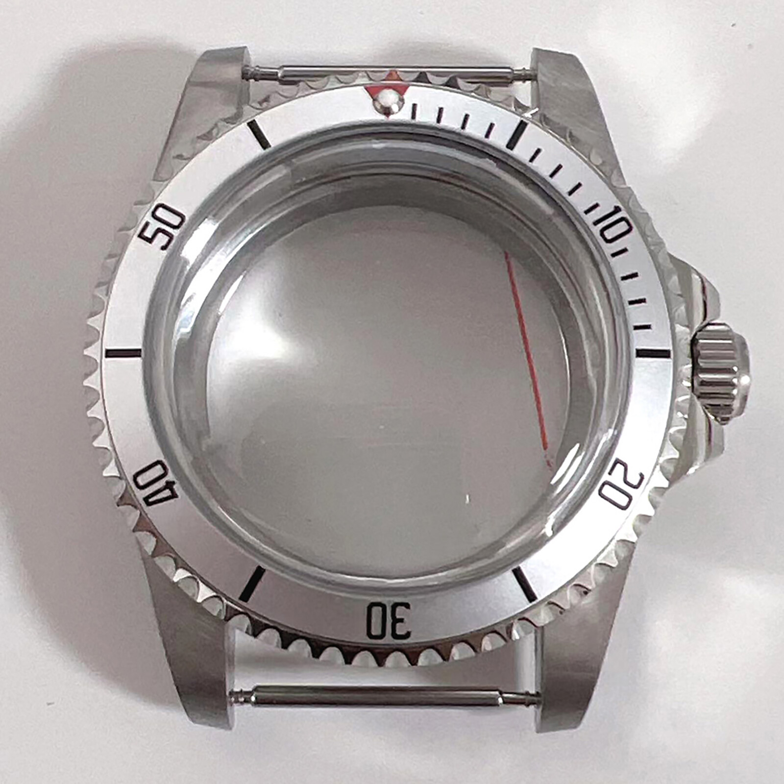 39.5MM Retro Watch Case Steel Acrylic Glass Case for NH35 NH36 Watch Movement