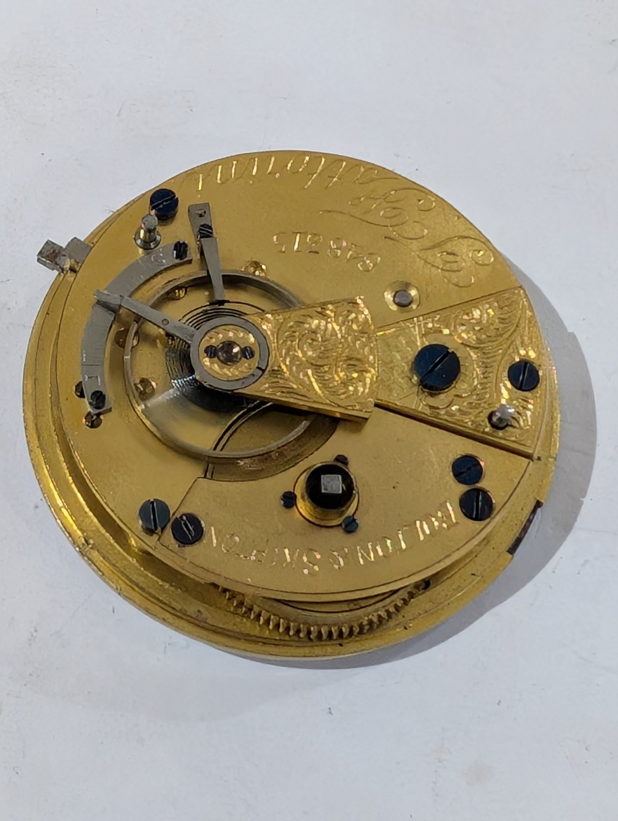 T Fattorini Pocket Watch Movement (Spares/Repairs)