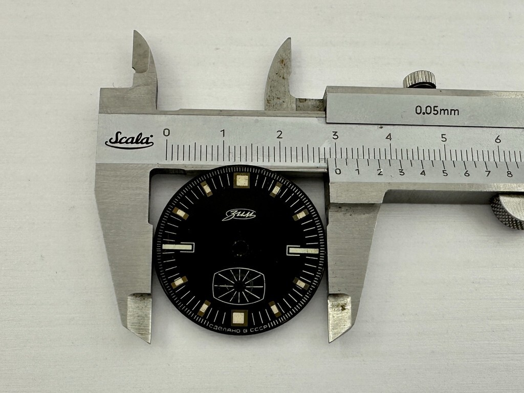 Zim Pobeda Caliber ZIM 2602 Vintage USSR Russian Amazing 30mm Dial Watch Face