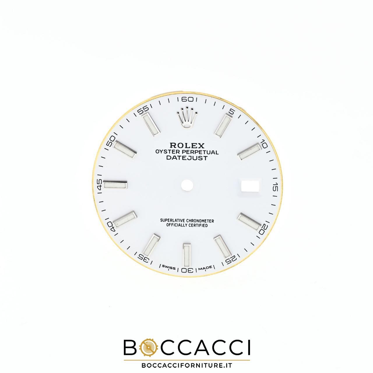 ROLEX White Dial for Datejust 41 126300 126334 Chromalight (EXCELLENT STATE)