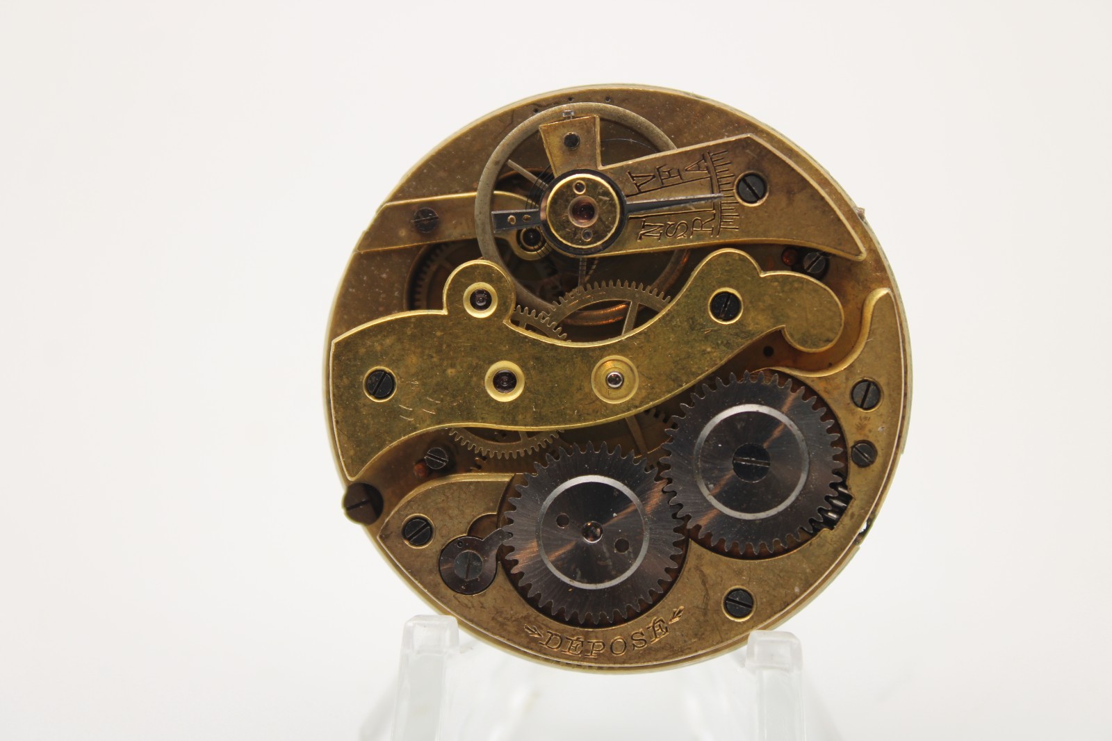 ALPINA UNION HORLOGERE POCKET WATCH MOVEMENT 41.2mm FOR REPAIR (OD)