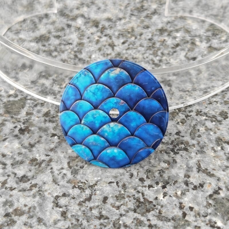 28.5mm Koi Fish Texture Watch Dial Luminous Mod Parts Fit NH36 NH35
