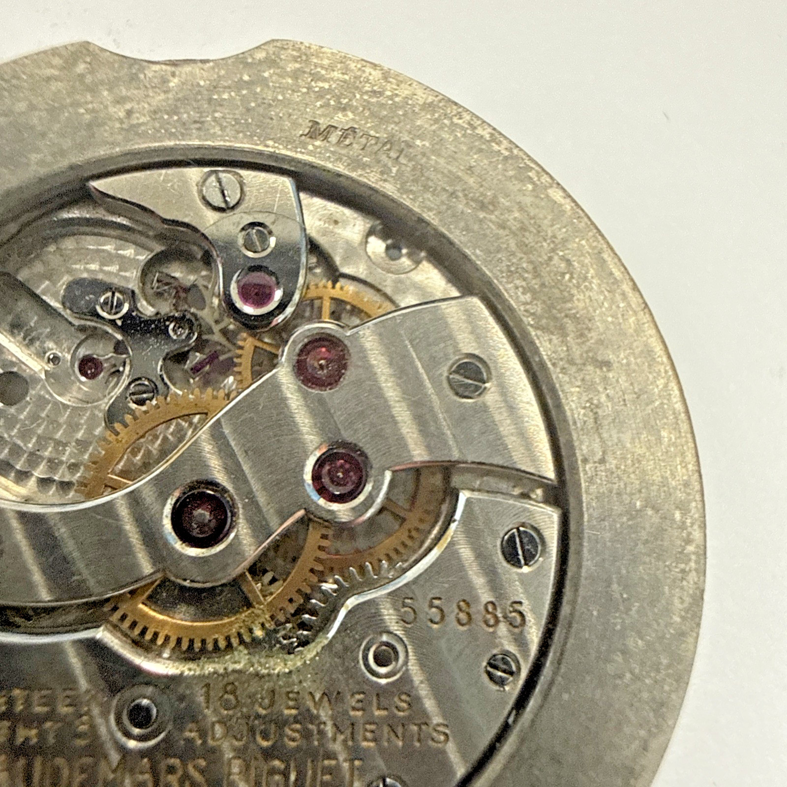 Audemars Piguet 18j Movement And Movement Ring.