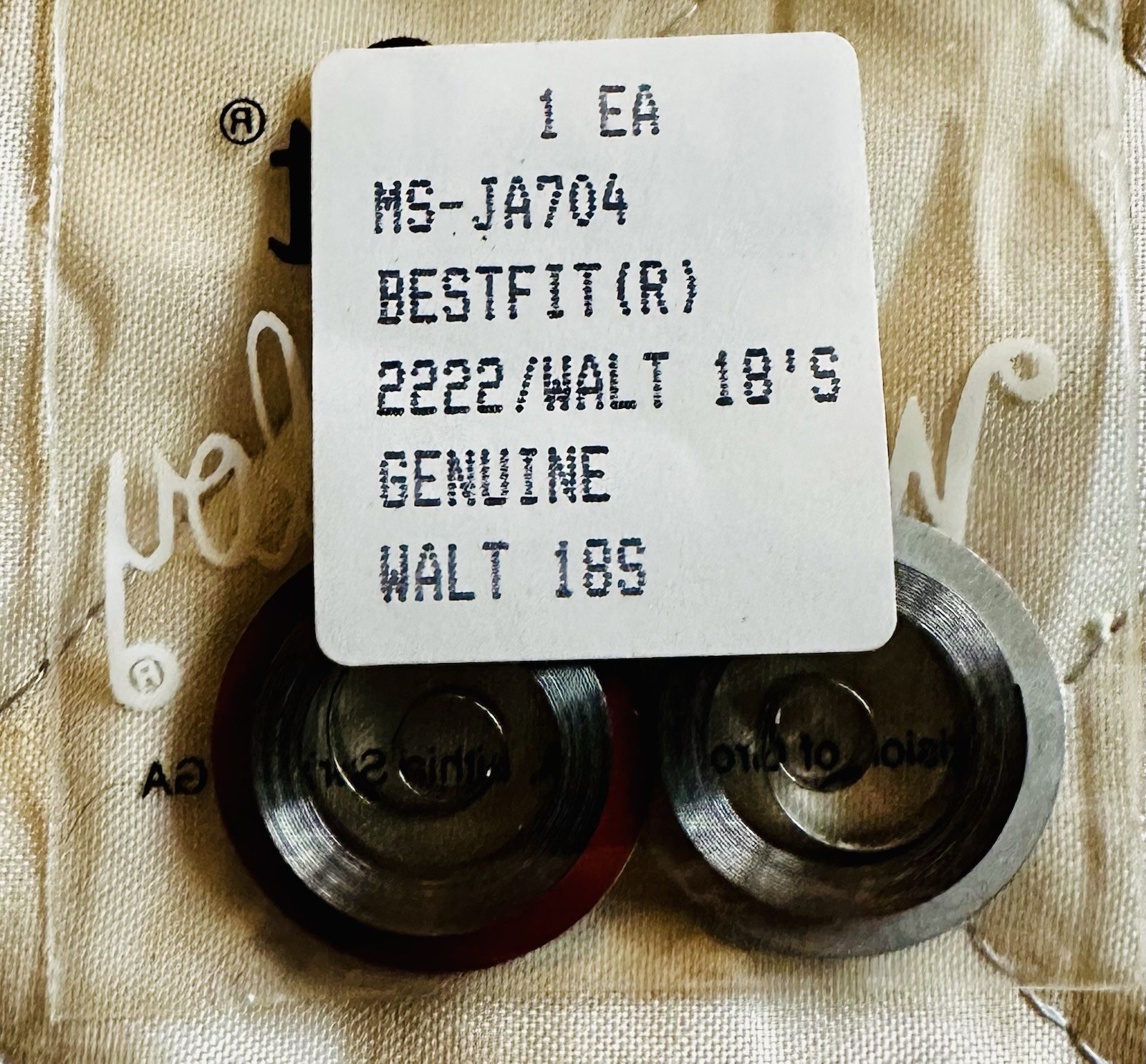 JA704 NOS Watch Mainspring 24×6.5×25 2222/Walt 18s By Best fit Materials Co.