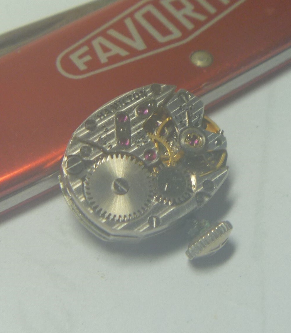 1950 Hamilton Ladies 22 Jewels Caliber 761 Movement 13.2mm Dial Hands- TICKS !!