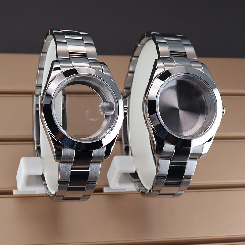 36mm/39mm NH35 Watch Cases nh35 Oyster strap For NH36 Nh38 Miyota 8215 Movement
