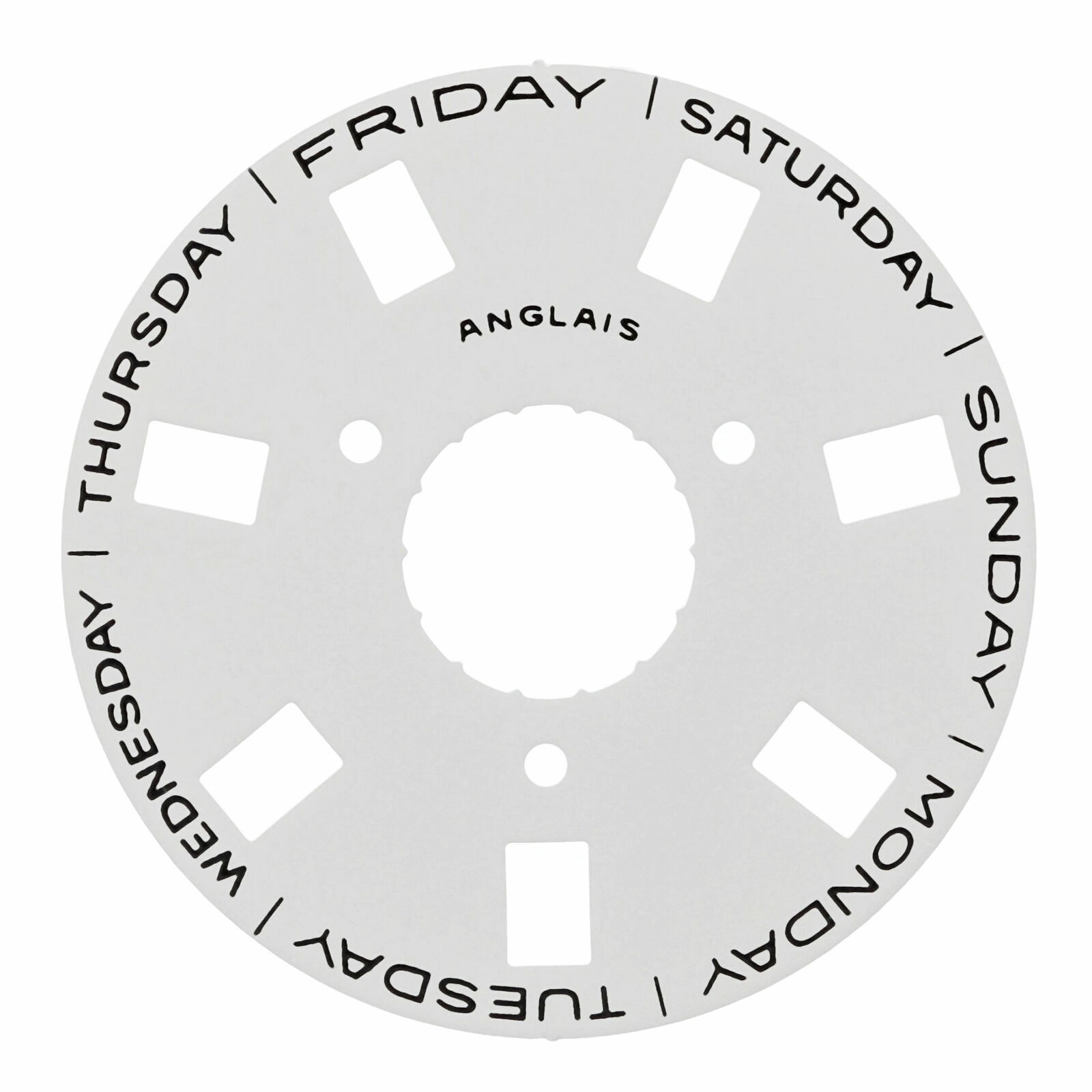 DAY DISC FOR ROLEX WATCH PRESIDENT 3155 – 18206 18238 18239 118208 118399 WHITE