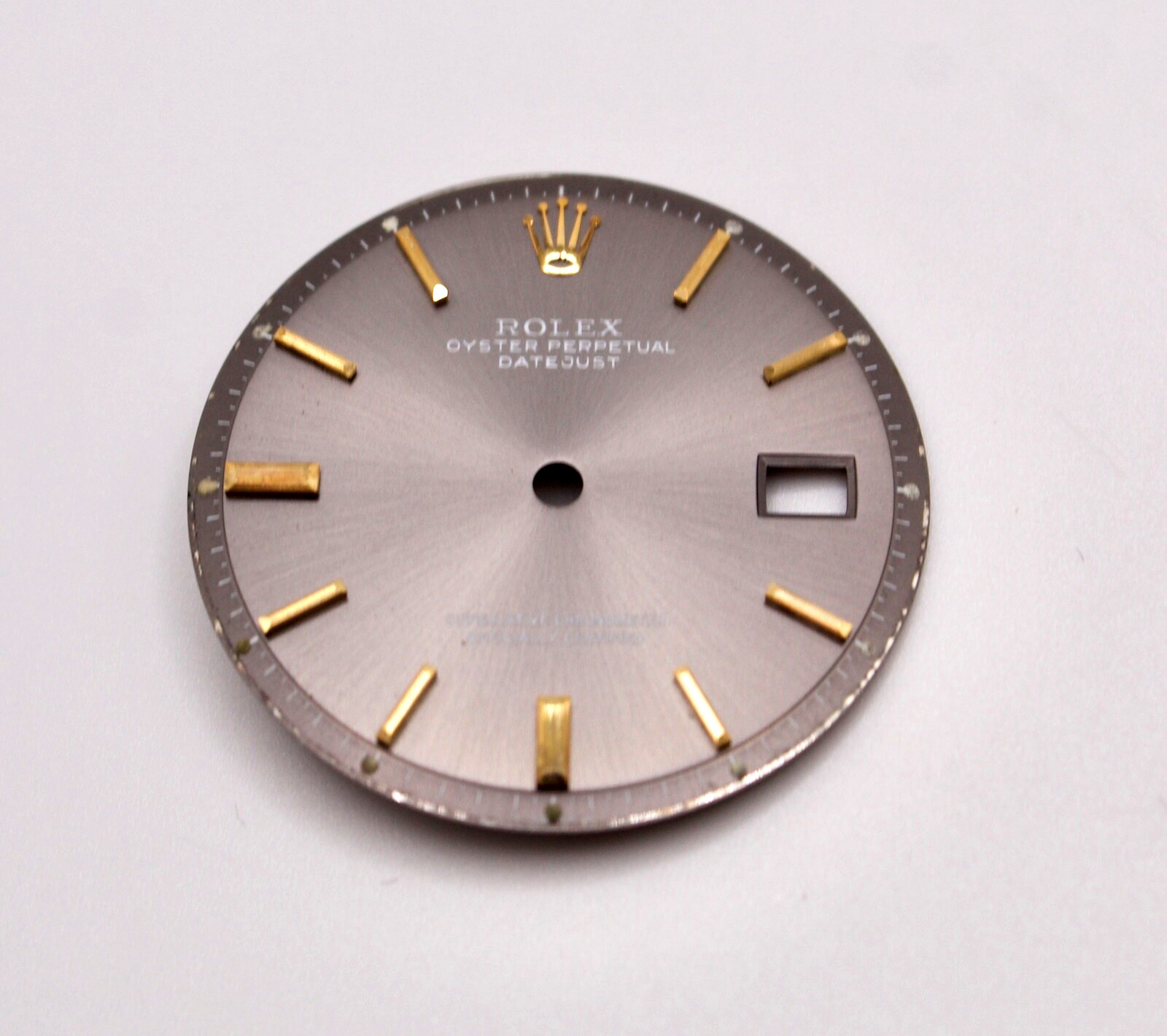 ORIGINAL Rolex Dial 36mm Datejust Blue Two Tone YG w Date 1601/1603