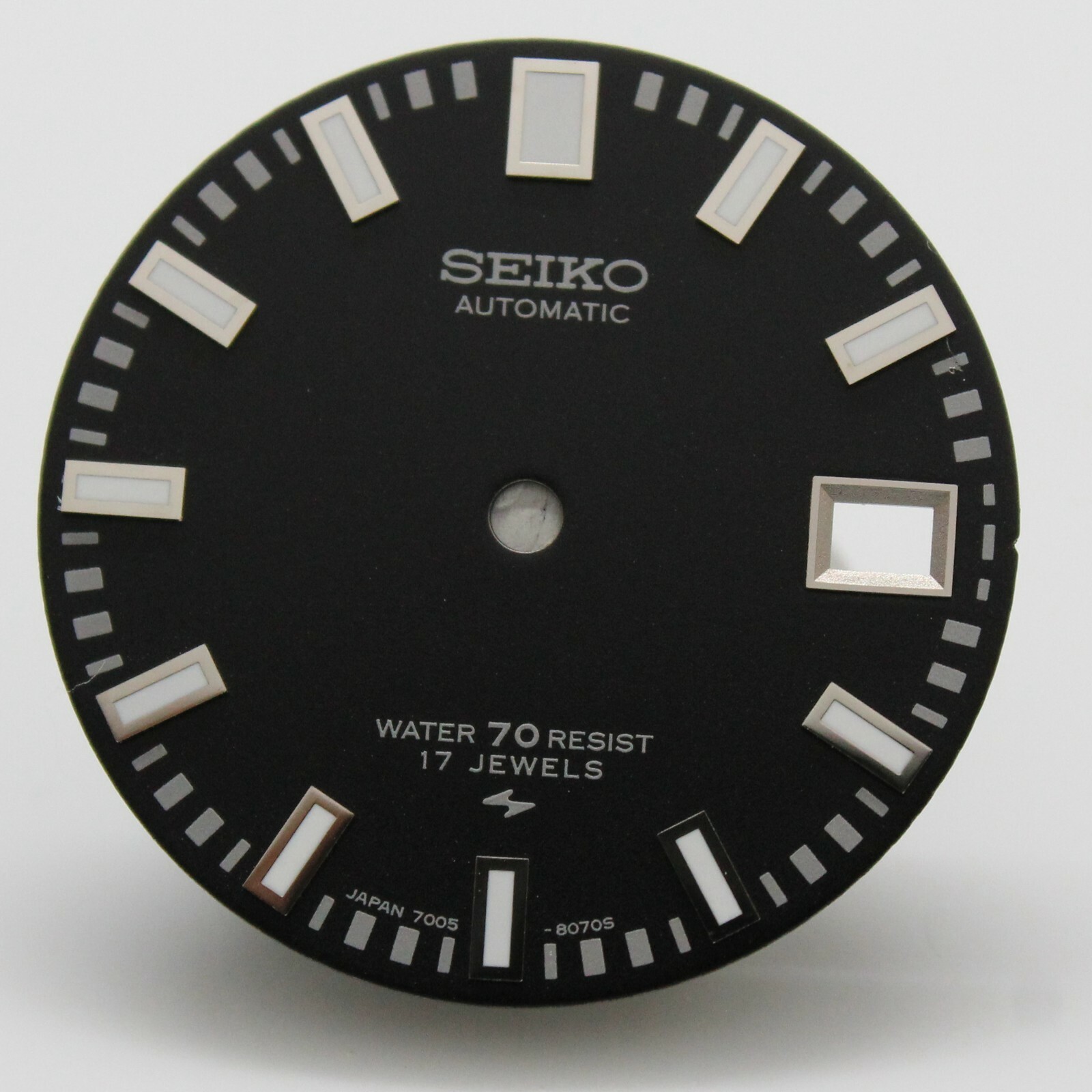 Resist Black Dial Seiko Diver 7005 8052 8050 Poor Man’s 62MAS 70 meter 17j White