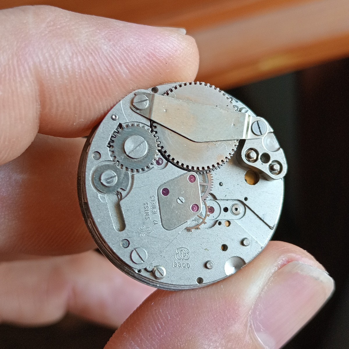 Safe EB8800 Watch Movement parts, For Replacement Part / No Work Overhaul