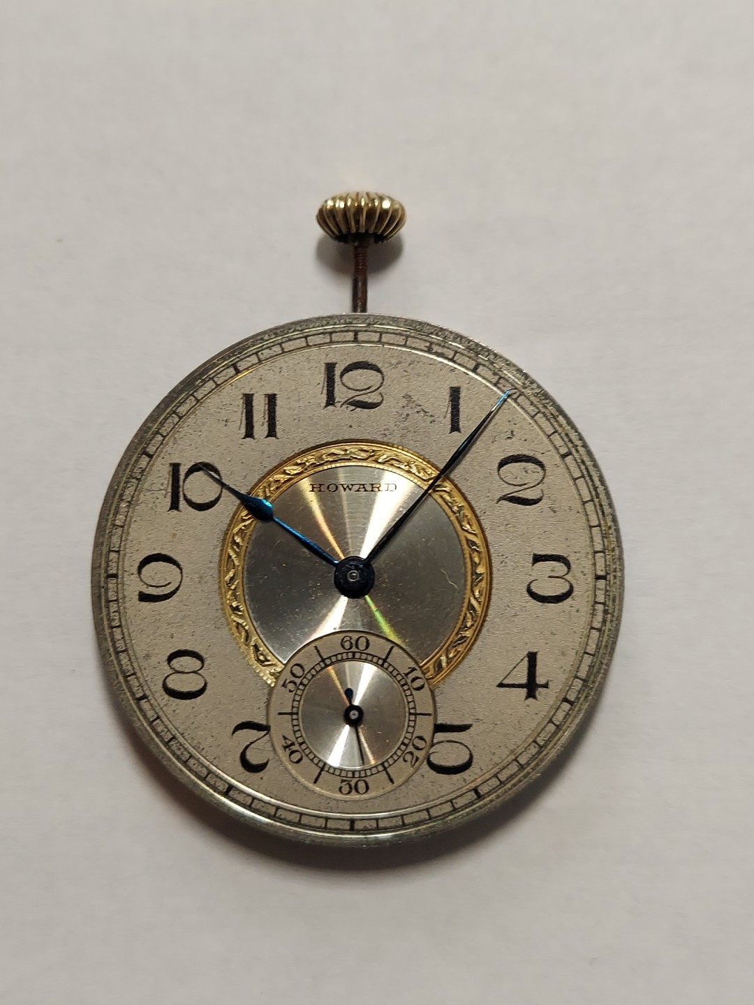 Howard Pocket Watch Movement Usa Manual Mens