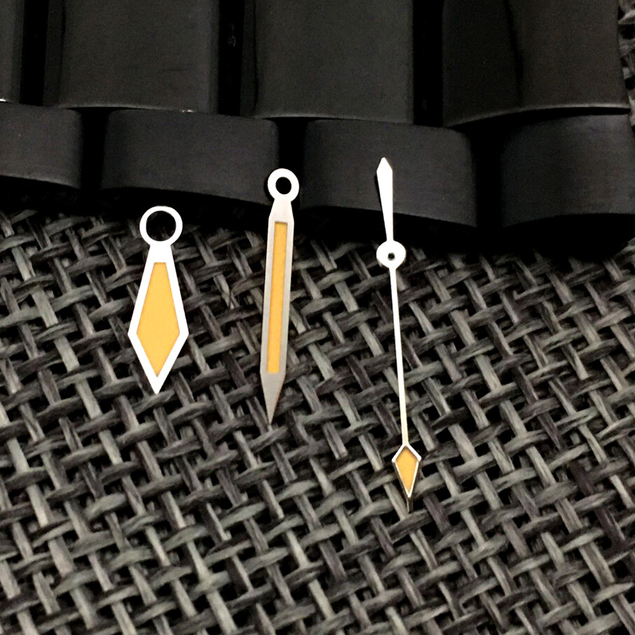 Orange/Black Watch Hands Fit For NH35 NH36 7s35 4r35 7009 Movement Green Lume