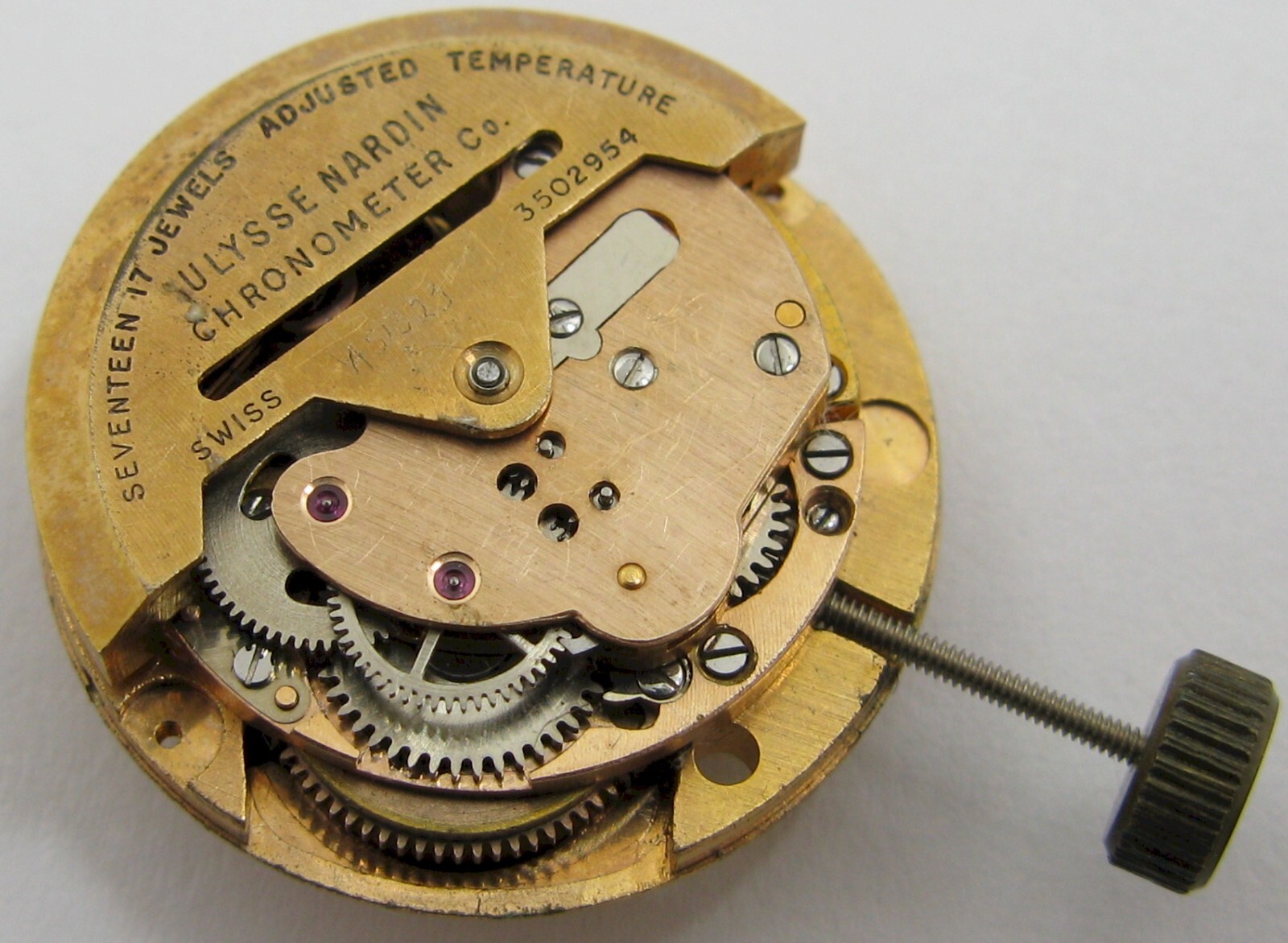 AS 1320 automatic 17 j. Ulysse Nardin chronometer Watch Movement for project …