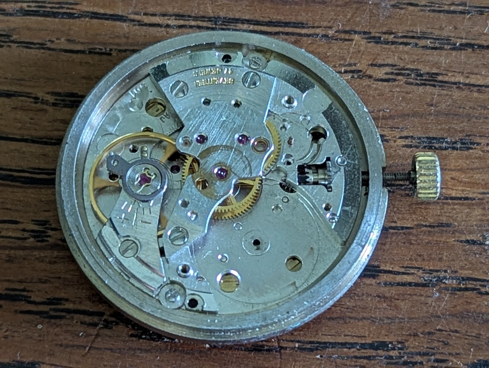 Partial Longines Admiral Cal 501 Movement/Dial/Hands, Good Balance #S498