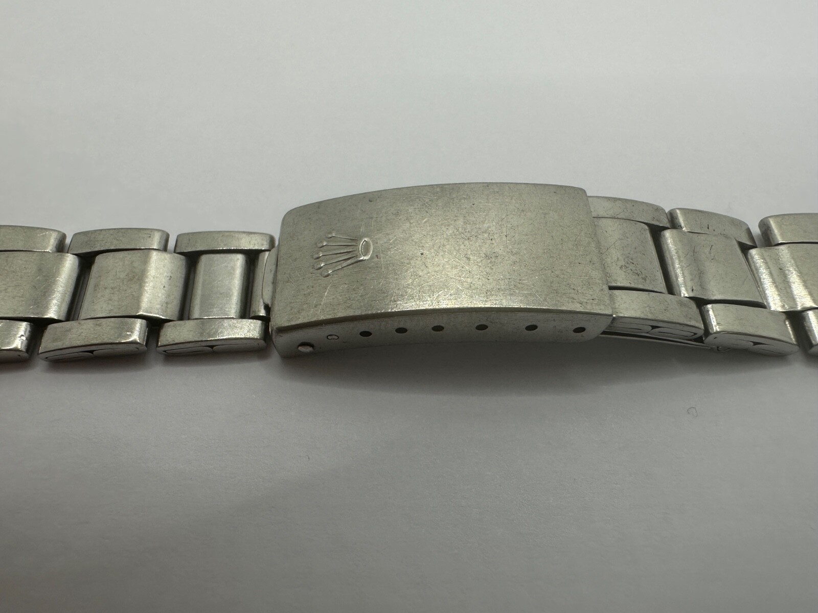 ORIGINAL Rolex 7835 Steel Band Bracelet 19MM 357 Endlinks good length!