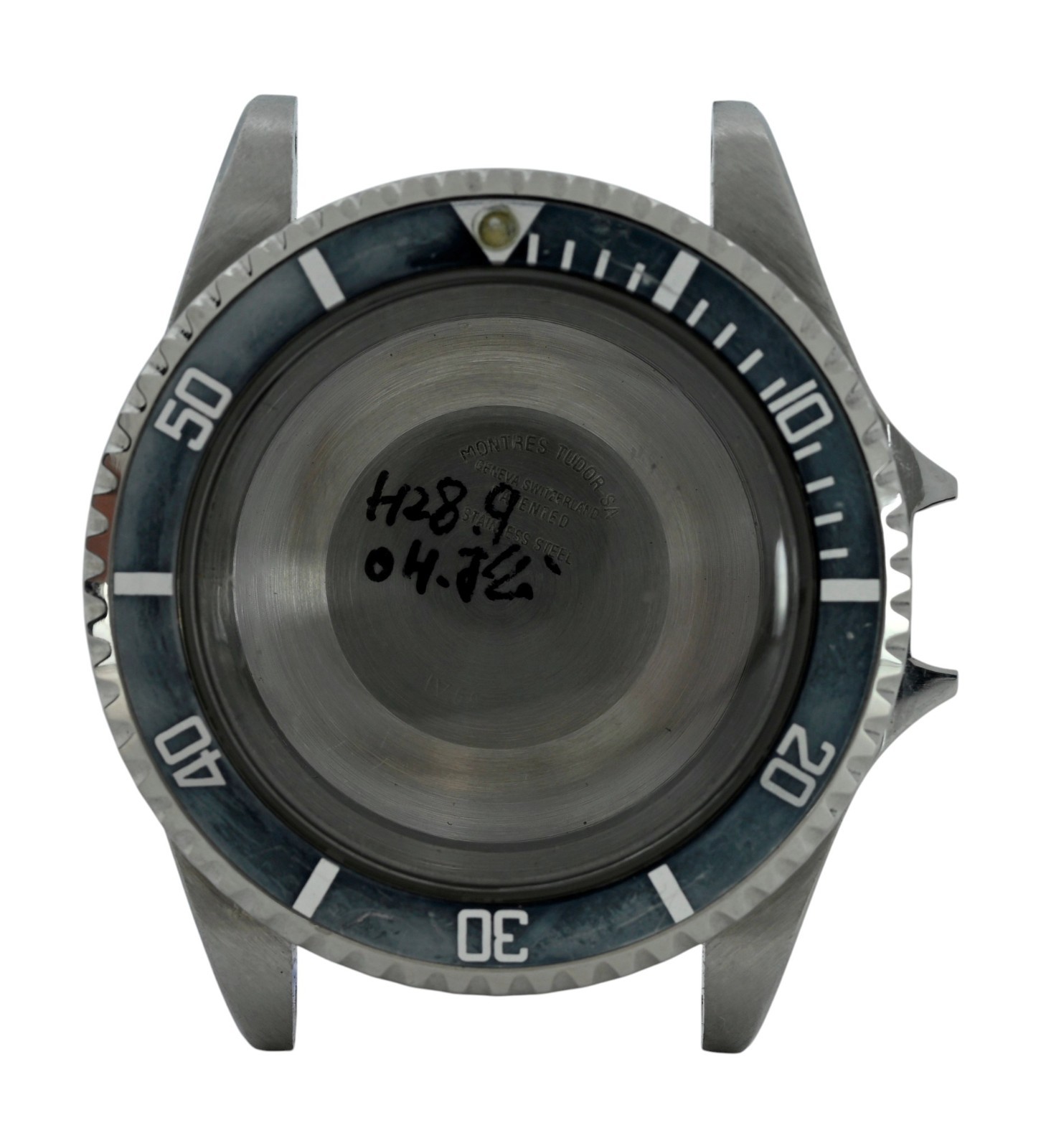 Original 1968 Rolex Tudor Submariner 40mm SS Watch Case/ Bezel Set Ref: 7016/0!