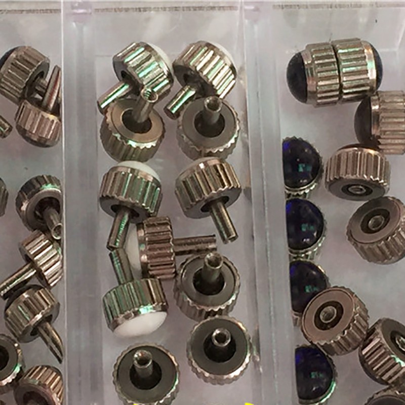 360Pack Copper Quartz Mechanical Watch Crown Assortment Watchmaker Repair Kit G