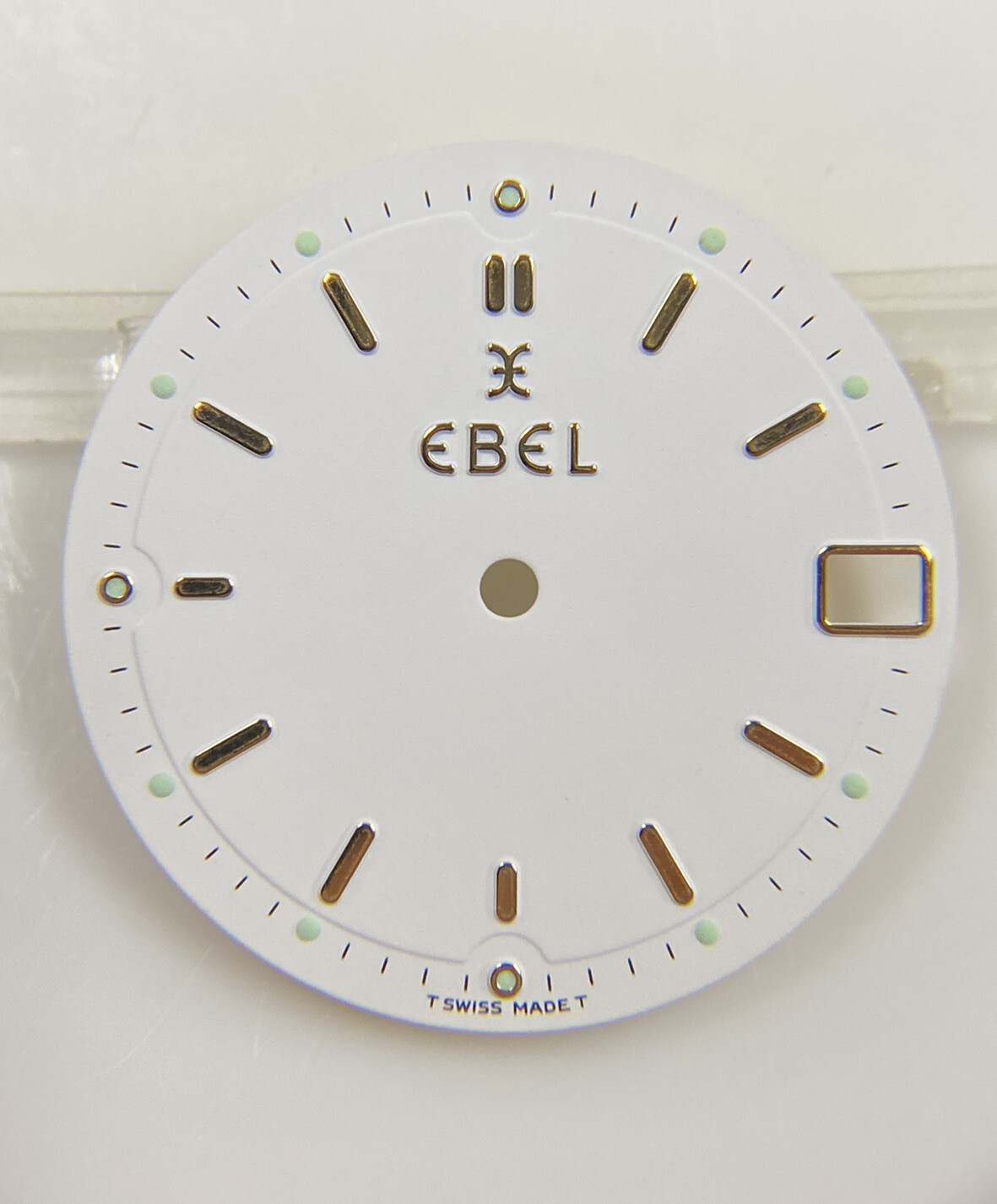 Original Ebel Sportwave E 6187631 Quartz Watch White/Gold Dial