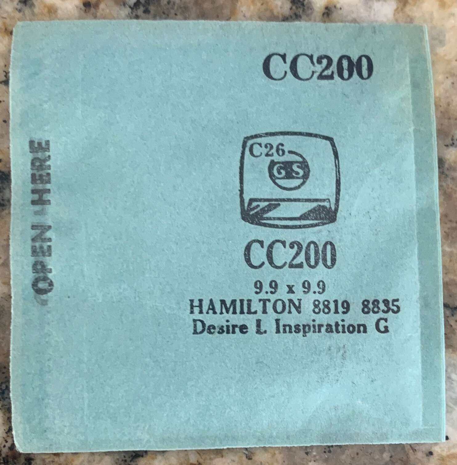 Original NOS G-S “CC” Wristwatch Crystals – Many Variations Available!