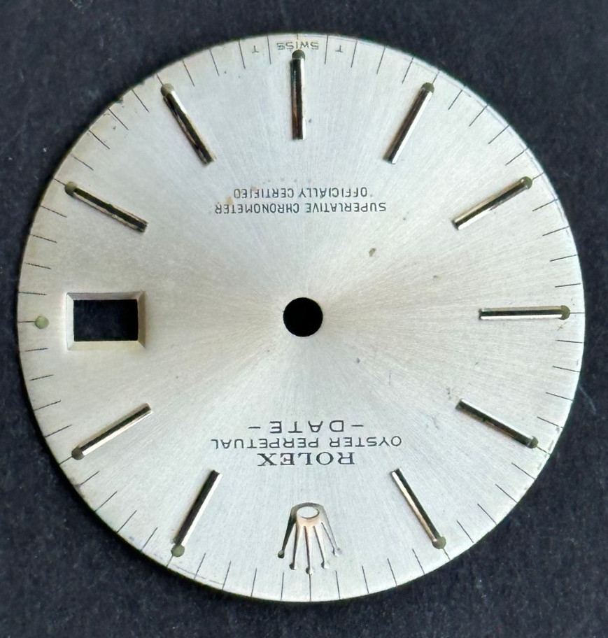 Vintage Rolex Oyster Perpertual Date Watch Dial For 34mm Case 1500 1501 1503
