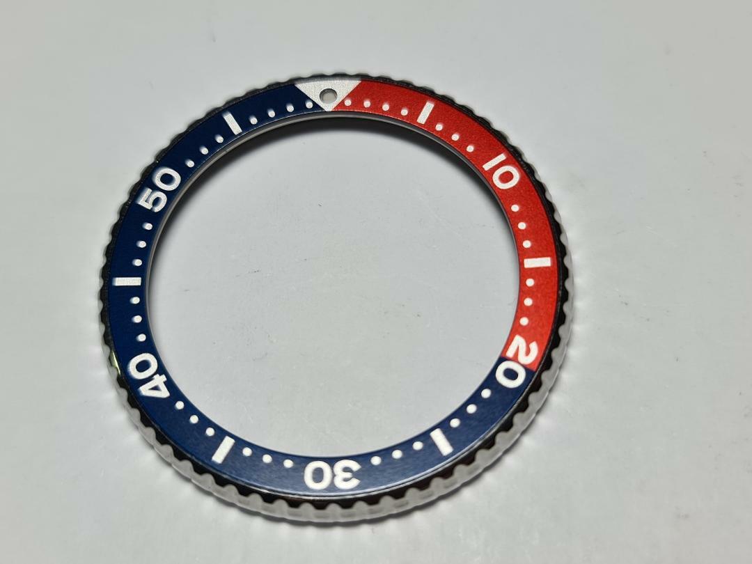 GENUINE ROTATING BEZEL RING SEIKO PEPSI TURTLE PADI SRPA21