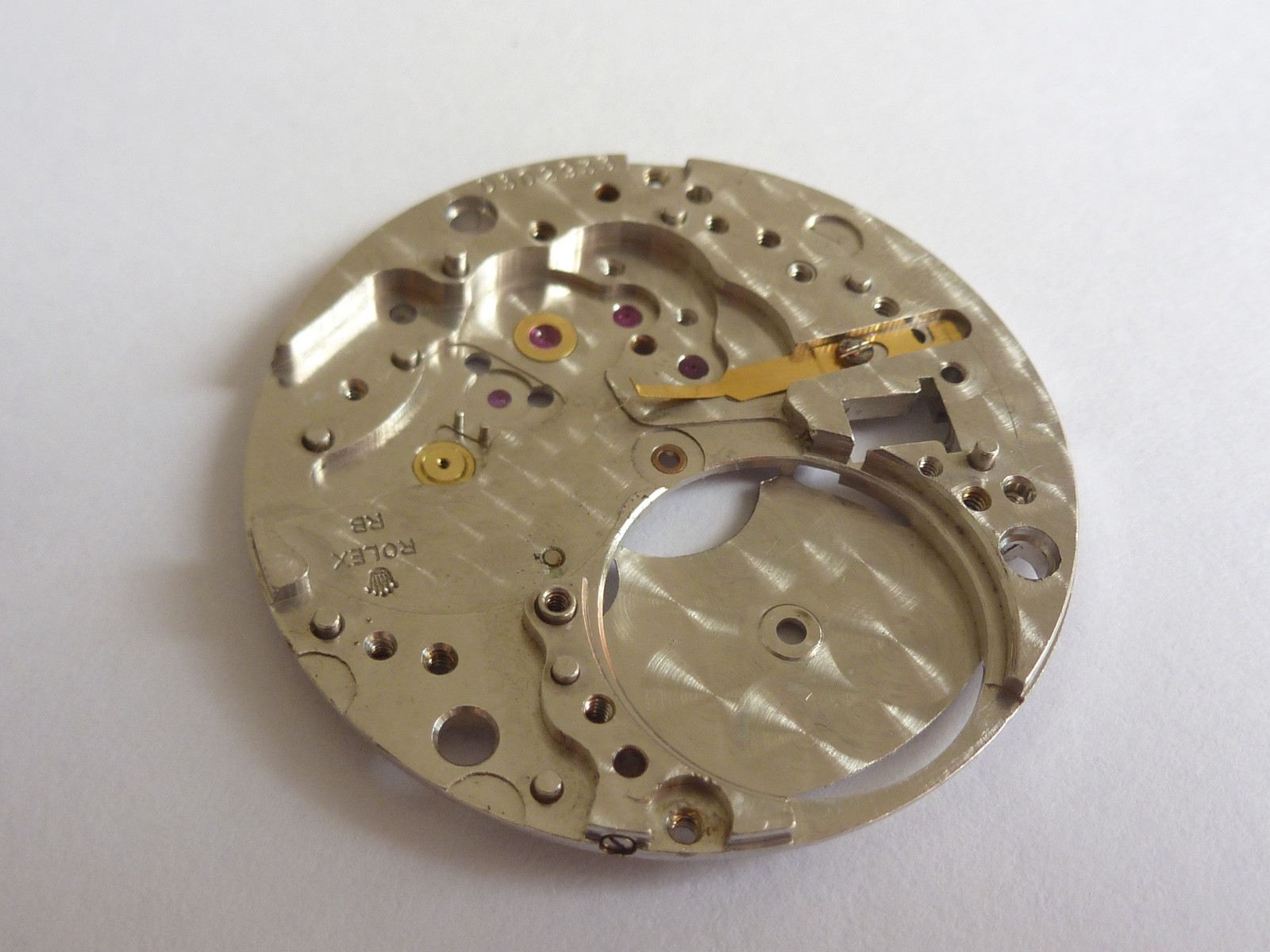 100% Authentic ROLEX 1570 Main Plate with all jewels mint condition 1530
