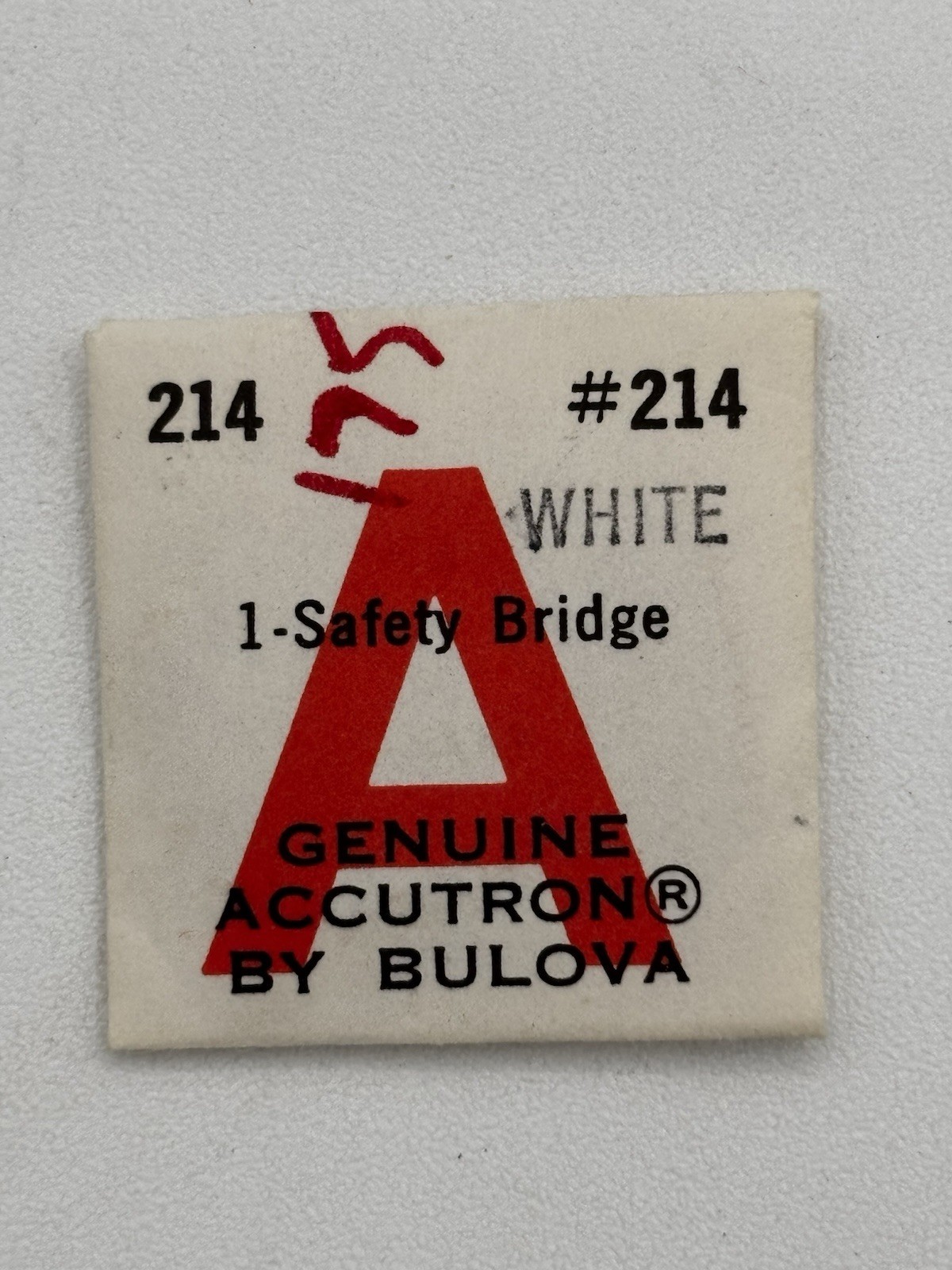 Accutron Bulova 214 Safety Bridge #214 NOS