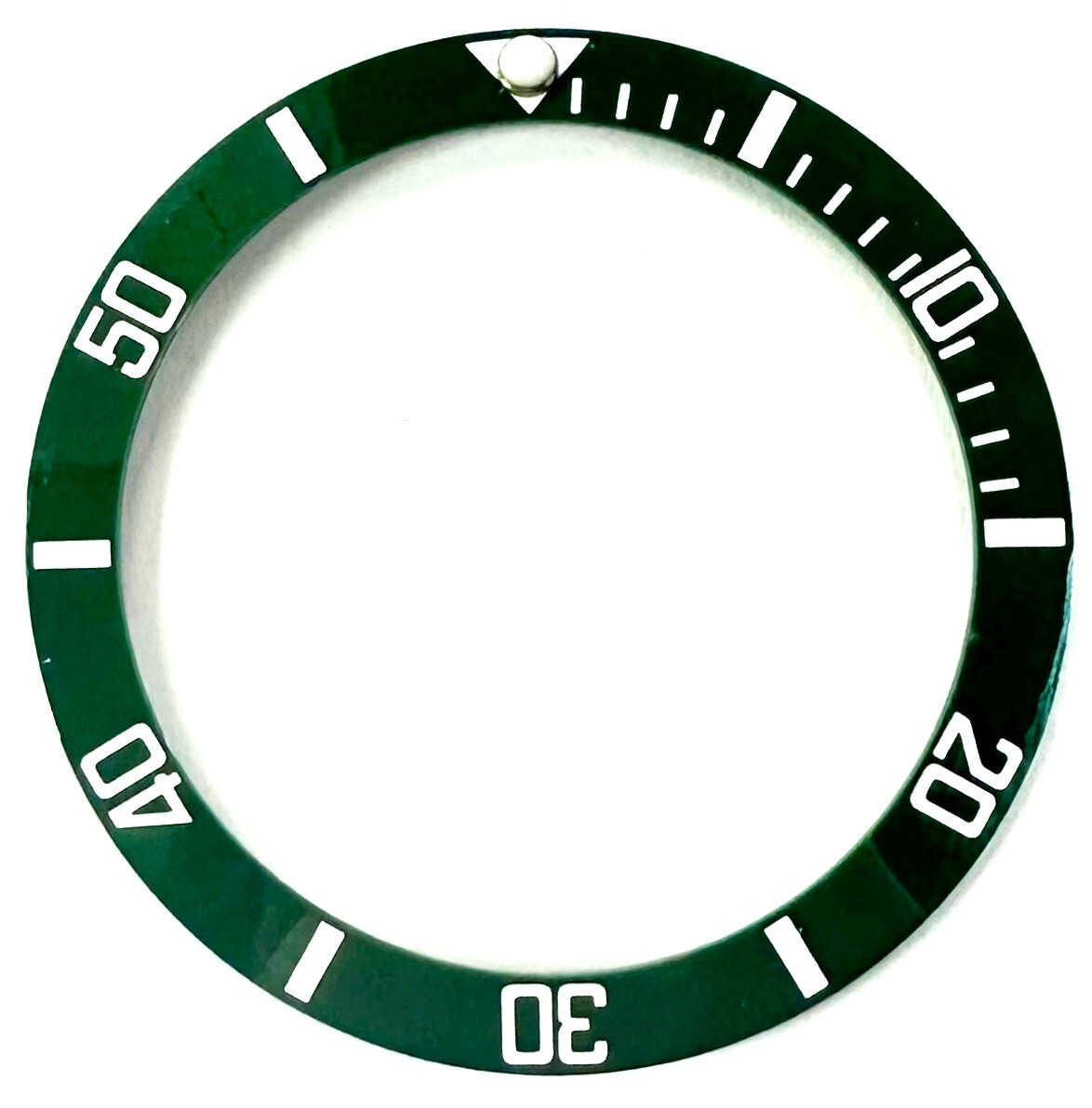 Bezel Inserter Ceramic for Rolex Green and White Submariner 16610LN 16613V