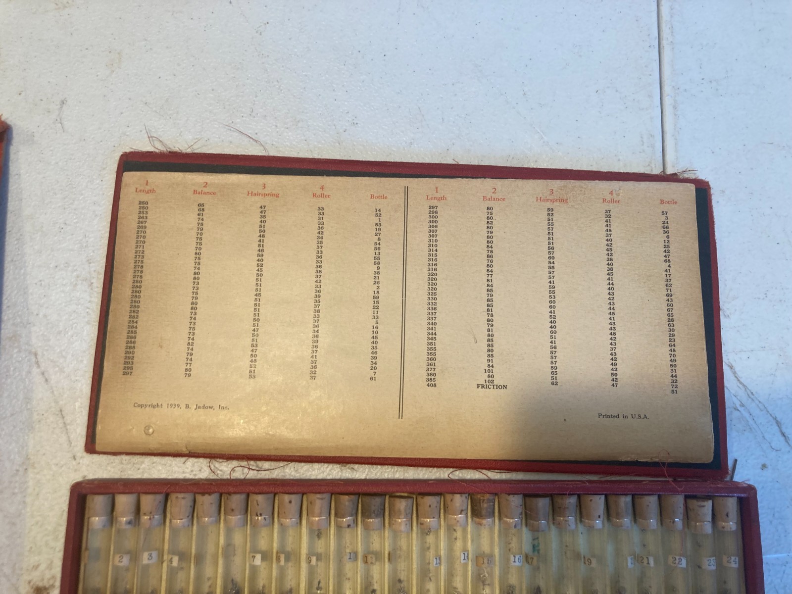 Vintage Best Fit Watch Balance Staff Assortment 2 Cases Wittnauer Benrus Parts