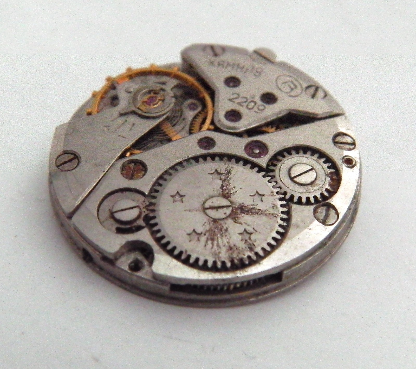 Vostok 2209 Watch Movement. Vintage Soviet USSR Mechanism Spare Parts Wostok