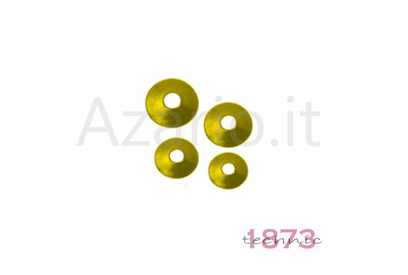 Assortimento rondelle bombate ottone foro tondo 100 Hand-collets round brass