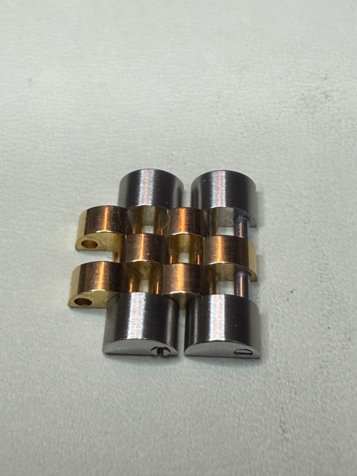 Authentic Rolex, 2 Jubilee Links, 18K Yellow Gold /SS, 16.1 mm (2 Links Only)
