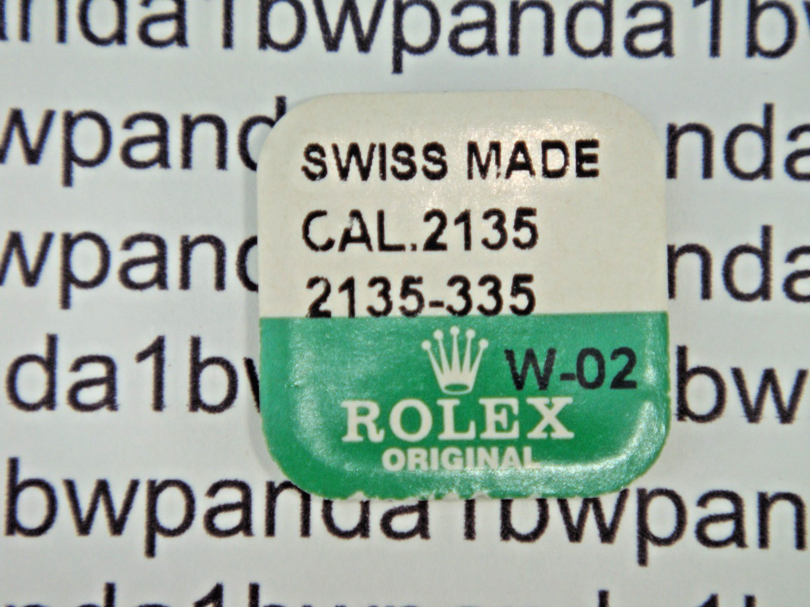OEM Rolex Calibers 2130 & 2135-335 Minute Pinion with Cannon Pinion =NOS Sealed=