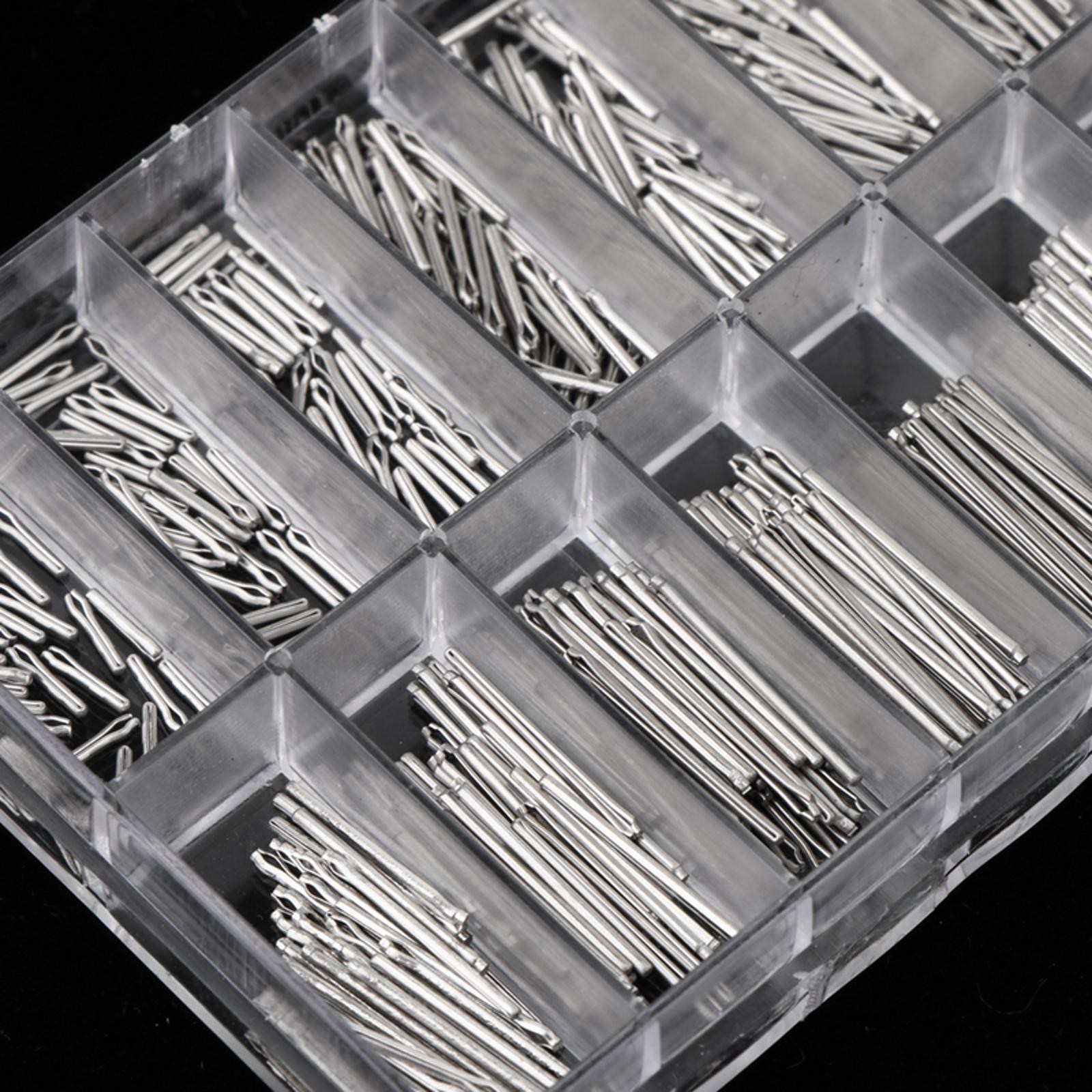 360pcs 6mm-23mm Watch Band Link Cotter Pin Watch Bracelet Strap Link Pins Kit
