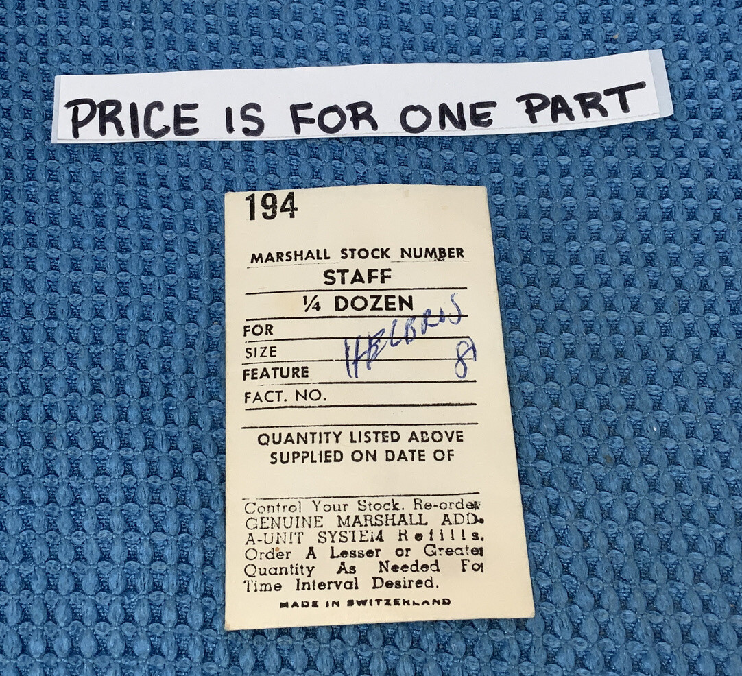 One Marshall 194 Bal Staff MPN 100/54 New Old Stock (100/1-100/65F) R
