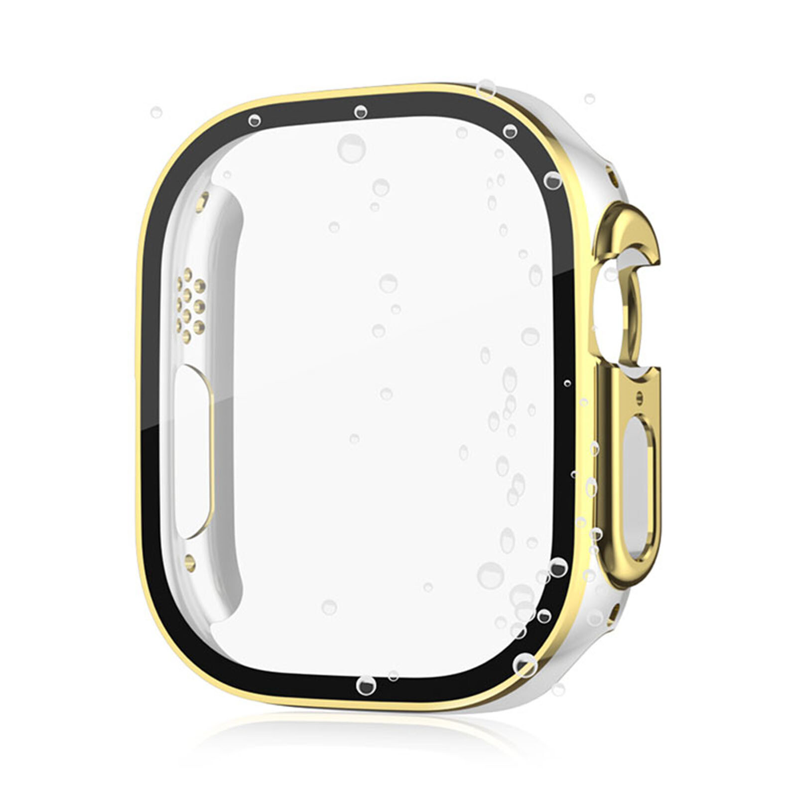 49MM PC+Tempered Glass Integrated Waterproof Watch Case for iWatch Ultra 2/Ultra