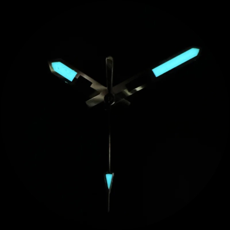 C3 BGW9 Blue Luminous Watch Hands For NH35 NH36 28.5mm Dial Replacement Set