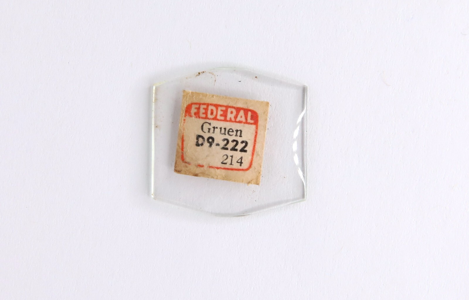 Federal Glass Wrist Watch Crystals- Gruen