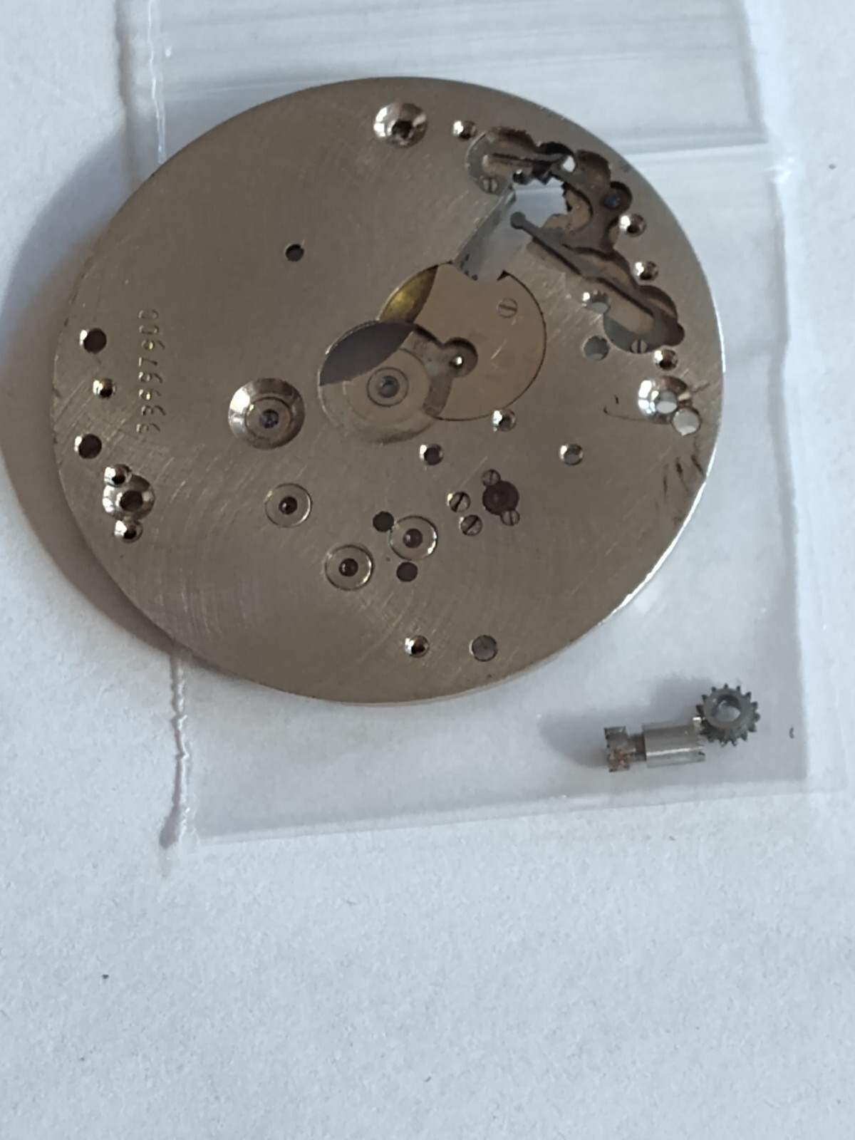 ELGIN 12 SIZE POCKET WATCH TOP PLATE W/WIND+SET PARTS “MODEL 10” –CC – 190