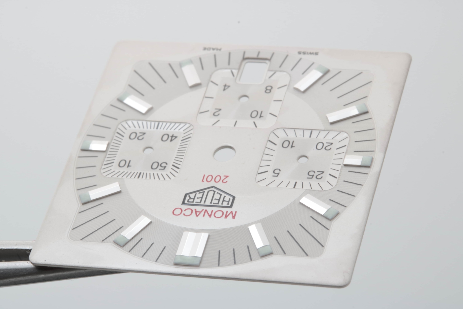 Heuer Monaco 2001 Chronograph Date CS2113 NOS Watch Dial RARE Limited Edition