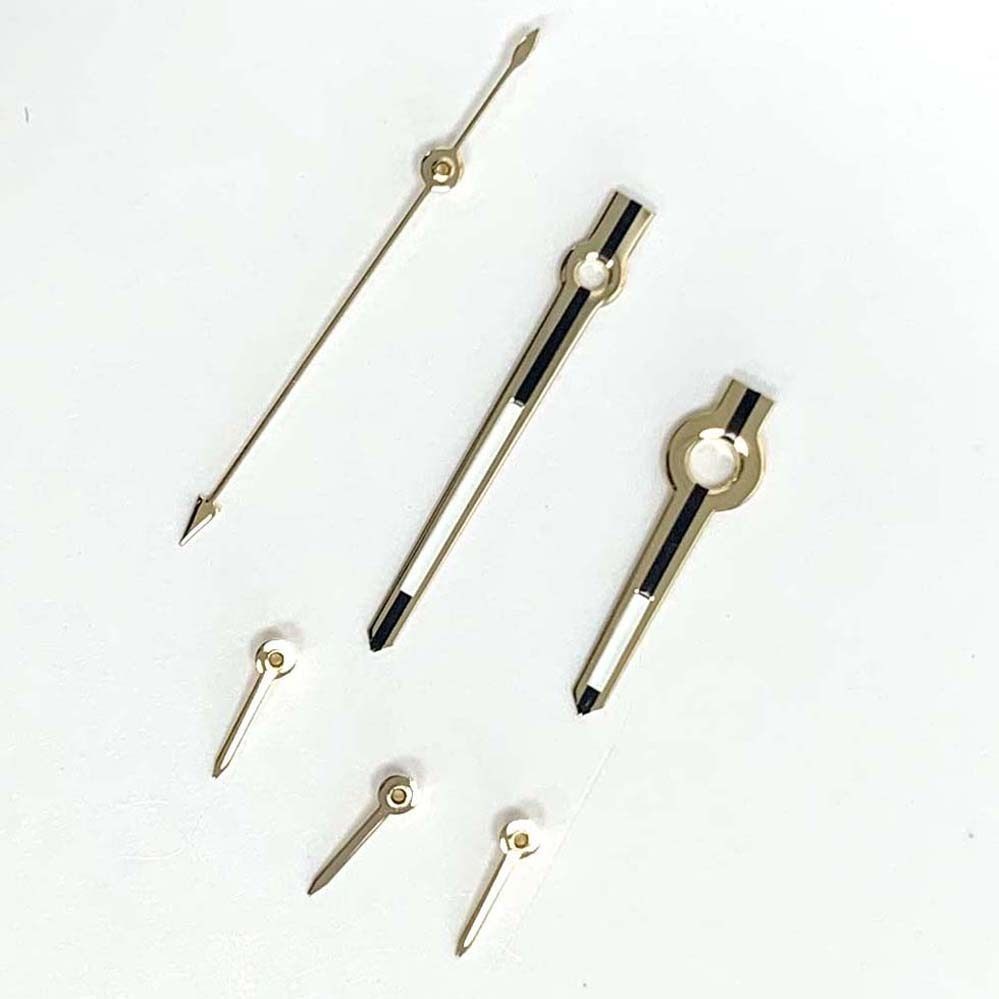13*13.5*8.5mm Gold Silver Rose Gold Watch Hands Green Luminous For VK63 Movement