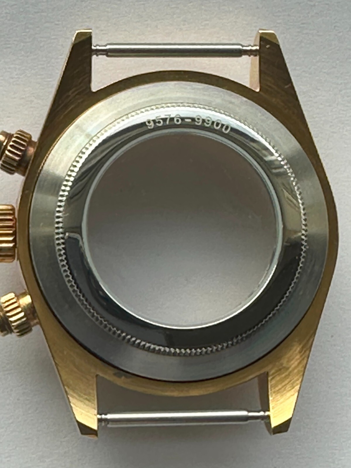 Chronograph watch case ST1901 ST1902 ST1903 TY2903 TY2902 TY2901 24K Gold Plated