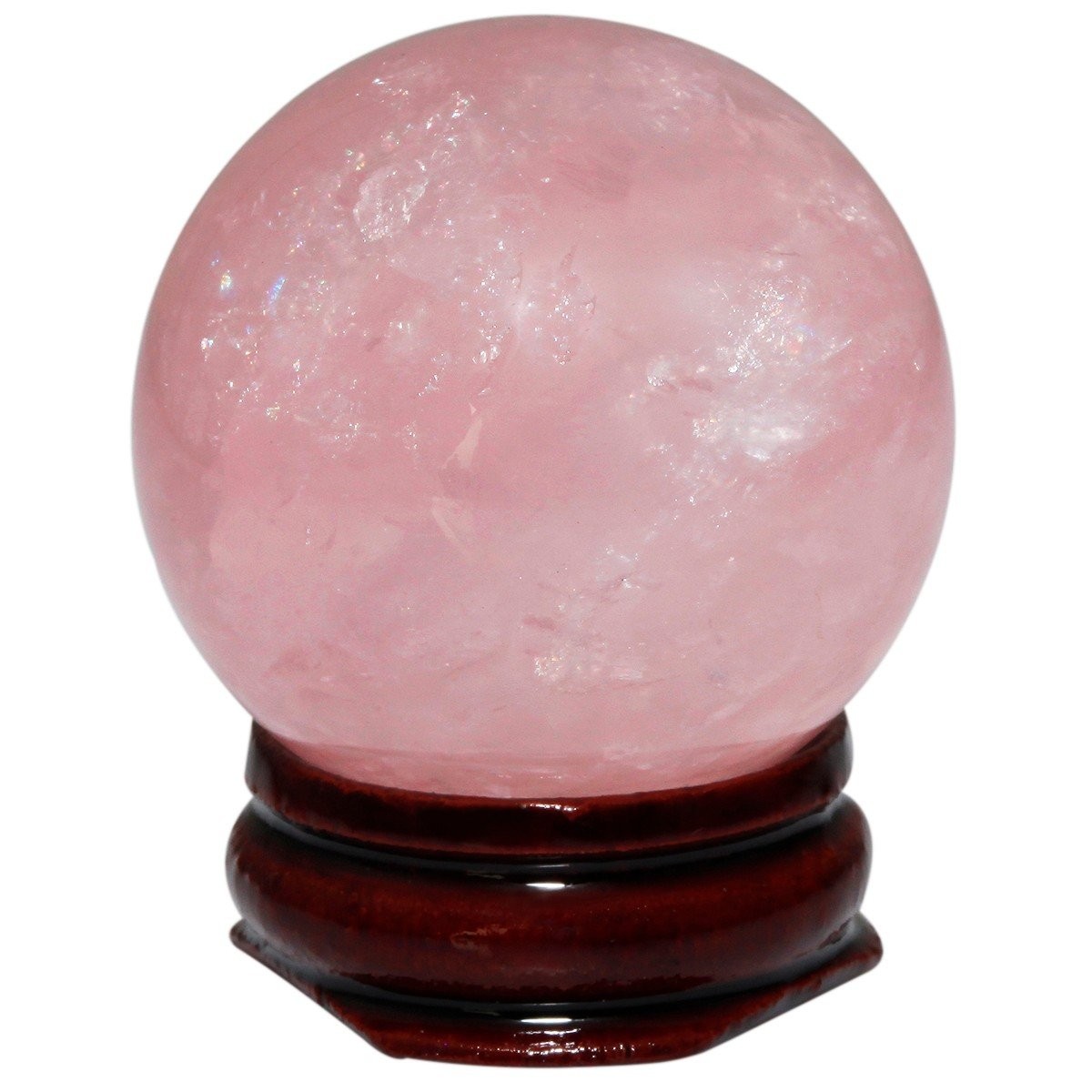 Rockcloud Healing Crystal Natural Pink Rose Quartz Gemstone 2″(50mm),