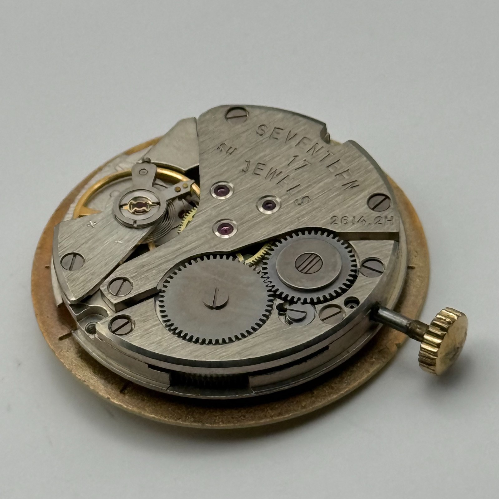 Poljot 2614.2H Watch Movement Sekonda Soviet 17 Jewels Parts Repair 26.4mm