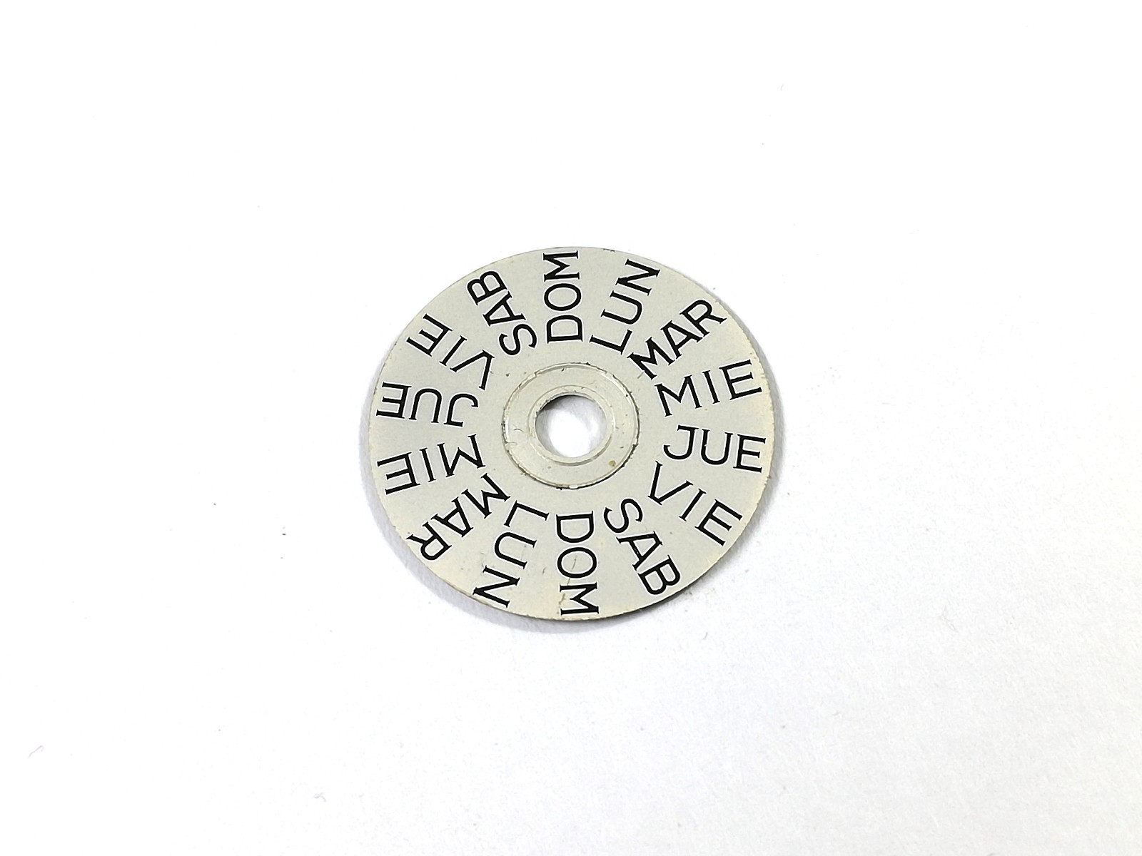 Pieza recambio movimiento AS 2066 Original 2561/1 Day indicator silverish