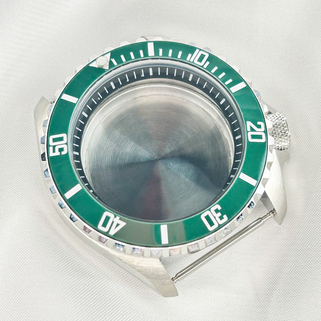 41.5mm For Green NH35 NH36A 4R36 4R15 Movement Watch Case Mod Insert US