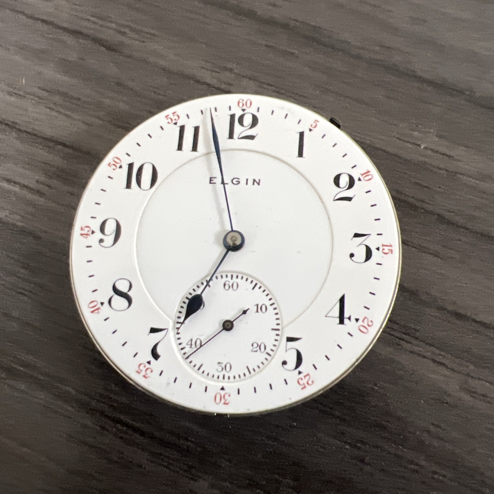 VINTAGE 16s SIZE GRADE 280 ELGIN POCKET WATCH MOVEMENT – RUNNING